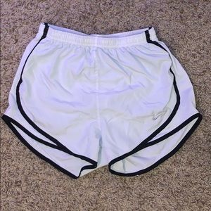 women nike white shorts!